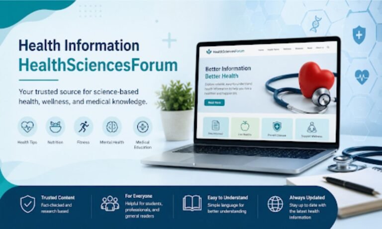 Health Information HealthSciencesForum Guide to Reliable Online Health Knowledge