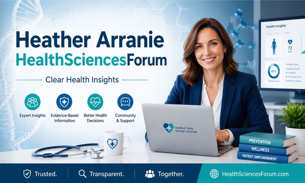 Heather Arranie HealthSciencesForum Clear Health Insights